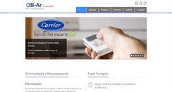 Desktop Screenshot of barclimatizacao.com