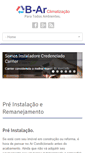 Mobile Screenshot of barclimatizacao.com